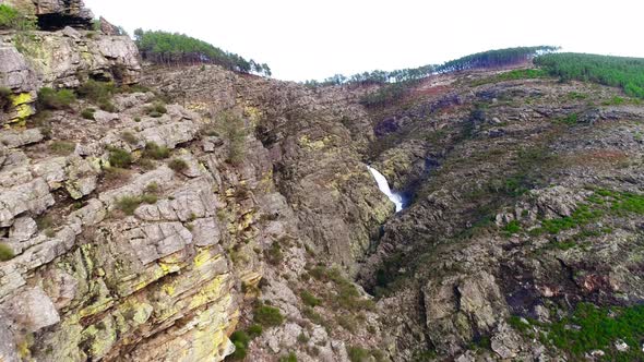 Mountain Cliff Aerial