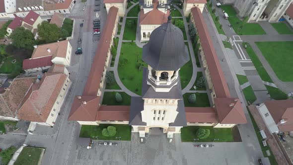 Aerial of the Coronation Cathedrals tower
