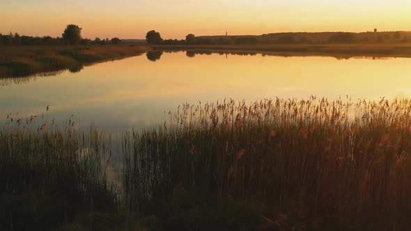 Reed Lake on a Summer Evening Sunset