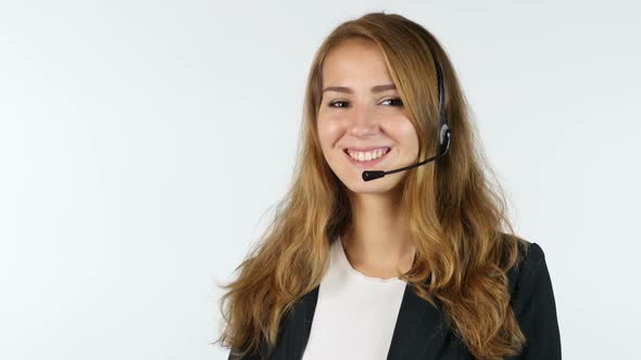 Smiling Call Girl, Portrait