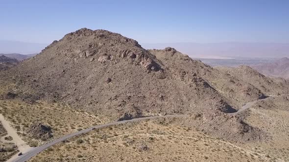 DESERT MOUNTAIN PASS DRONE VIDEO