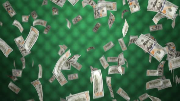 Falling Dollar Bills Background