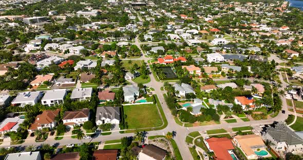 Boca Raton Residential Neighborhoods Aerial Drone Footage