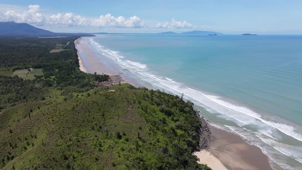 The Beaches at the most southern part of Borneo Island