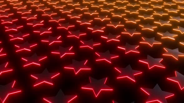 4k Colored Stars Loop alt