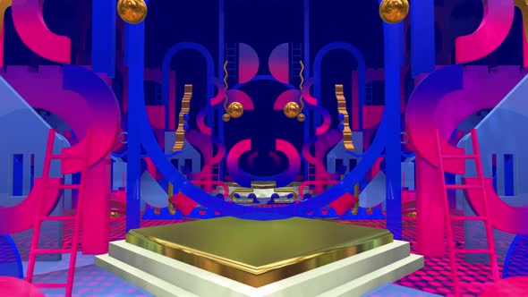 Flat Geometry Colorful 04 HD alt