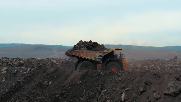 A Giant Track with Coal