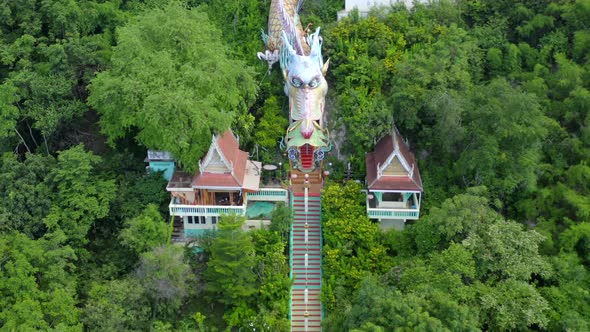 Wat Ban Tham Temple and Cave in Kanchanaburi Thailand