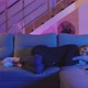 Exhausted or Bored Young Sleepy Woman Falls Down on Sofa. - VideoHive Item for Sale