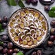Homemade Delicious Plum Tart with with Sugar Powder Placed on the Table - VideoHive Item for Sale