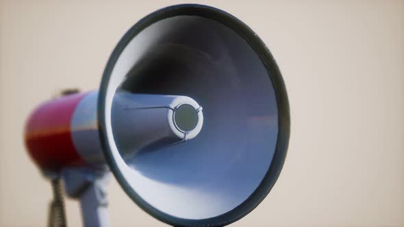 Retro Electric Speaker Megaphone