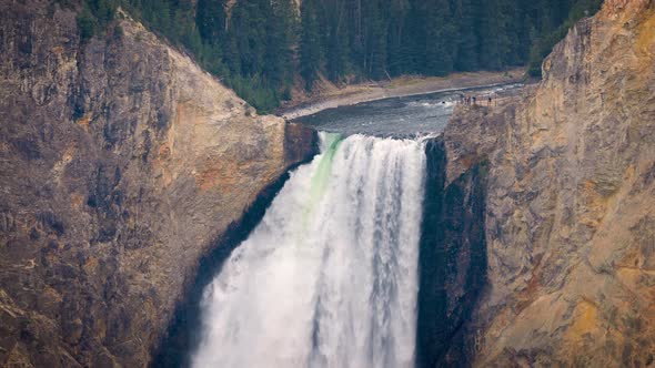 Lower Falls in Yellowstone National Park