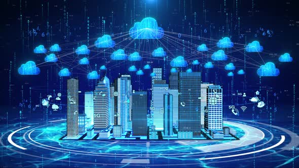 Cloud Computing Cloud Services Big Data 5g Information Network Center Smart Technology City