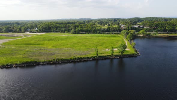 Fresh Grass on the razed ground of the Sappi Paper Mill.