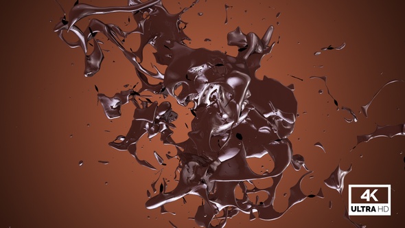 Abstract Chocolate Splash V5