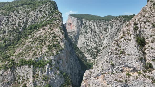 Aerial Shot Of The World's 2nd Deepest Canyon