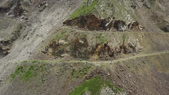 Quarry Roads Stepped Terraced Relief