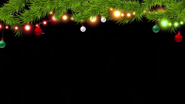 Christmas animation frame 4K