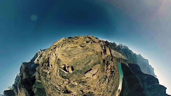 360 VR Gokyo Ri Mountain Top