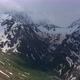 Flight above snowcapped mountains near Elbrus - VideoHive Item for Sale