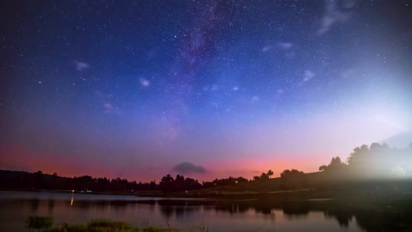 Milky Way Over The Lake (2.7K)