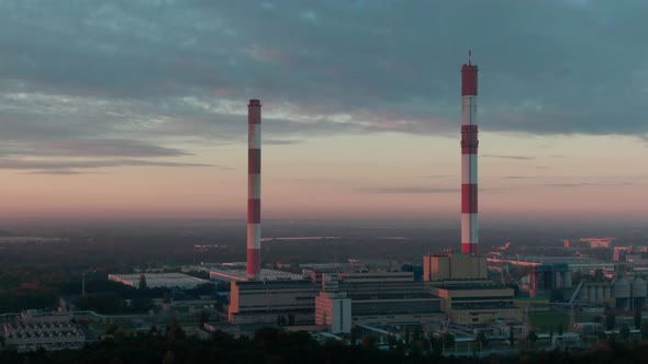 Power Plant Chimneys