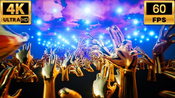 Golden Hands Tunnel 4k 