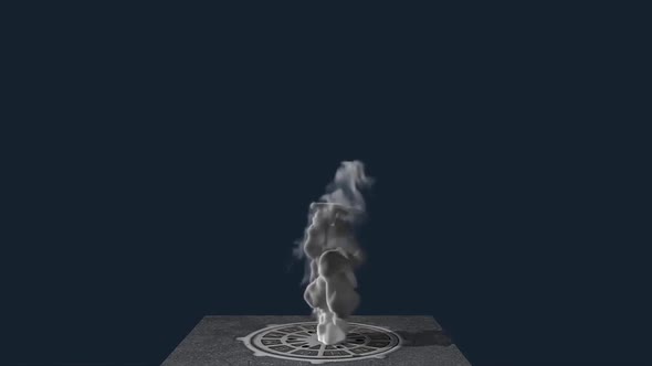 Animation Of Steam From A Manhole