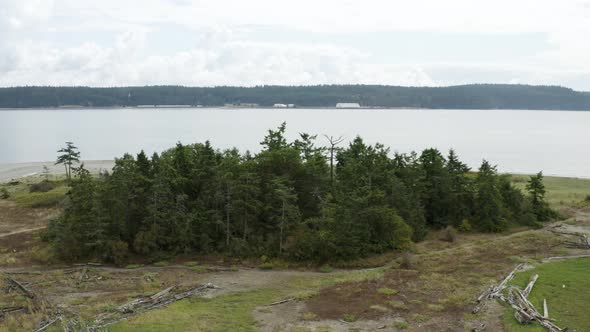 Beautiful Aerial Landscape Of Kala Point And Port Townsend Washington