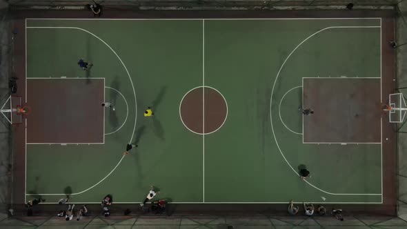 Playing Basketball