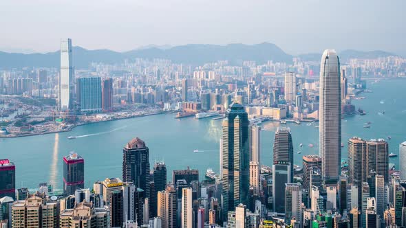 Skyline in Hong Kong