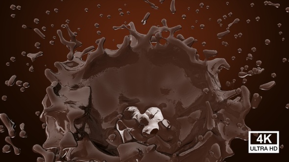 Big Hot Chocolate Splash 4K alt