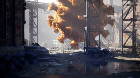 Coronavirus COVID 19 Quarantine on Empty City Streets alt