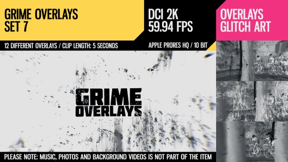 Grime Overlays (2K Set 7)