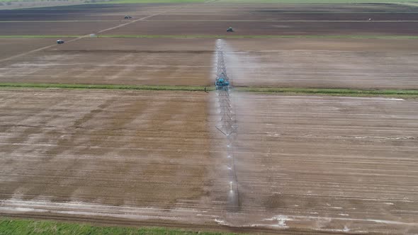 Irrigation System on Agricultural Land