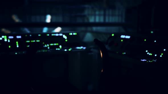 Equipment of Empty Central Control Room alt