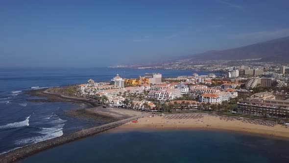 Aerial View of Los Christianos Resort, Tenerife