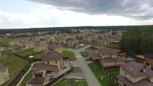 Aerial view of Calm Luxury Residential Area. 15