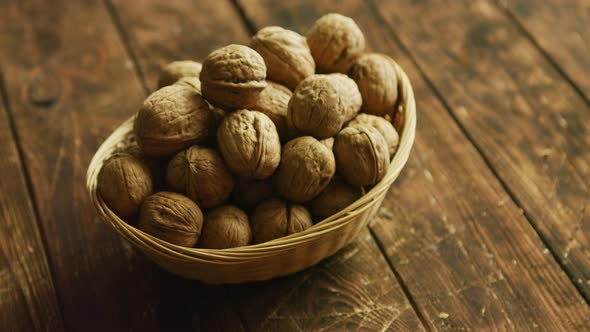 Bowl with Yummy Walnuts