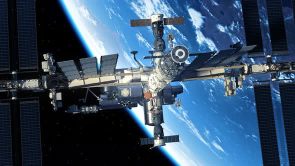 Commercial Spacecraft Preparing To Dock With International Space Station alt