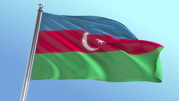 Azerbaijan Flag