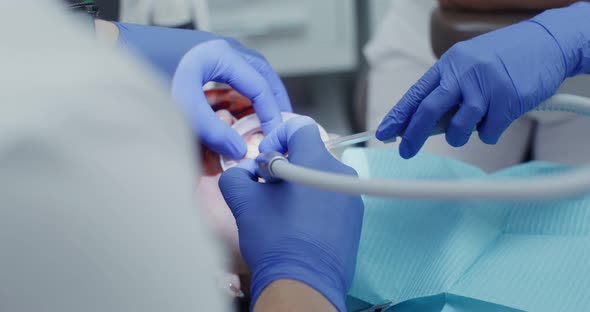 Dental Treatment in a Modern Dental Clinic