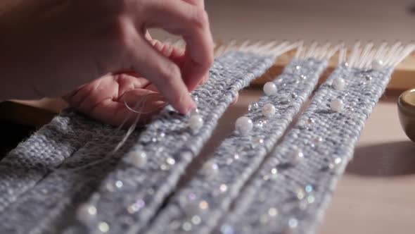 Handmade Tapestry in Slow Motion