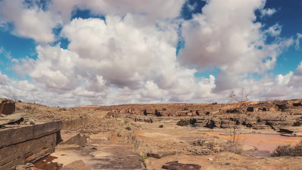 Clouds Sky Desert Country Nature