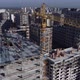 construction of a new microdistrict in Kyiv, Ukraine. panorama - VideoHive Item for Sale