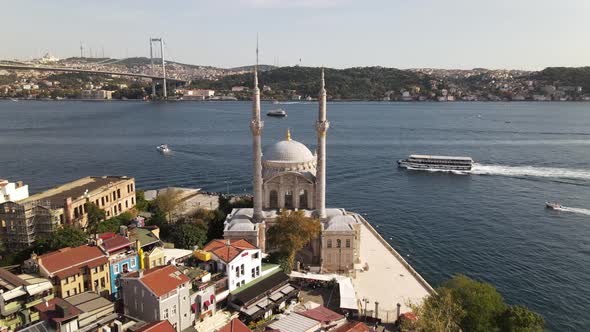 Islamic Mosque Drone Shot