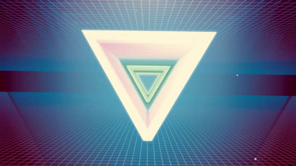 Flying Tunnel Triangle Light Retro 06 HD alt