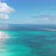 Aerial Panoramic View of a Tropical Beach in Tulum With Exclusive Tourist Resort - VideoHive Item for Sale