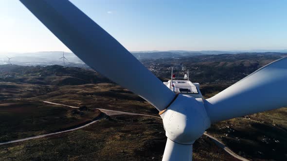 Alternative Energy Wind Power Turbines Station