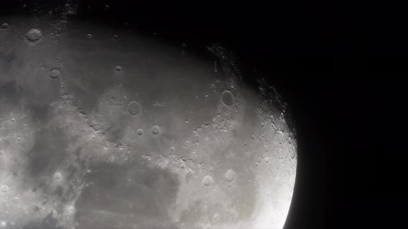 Moon in Deep Space